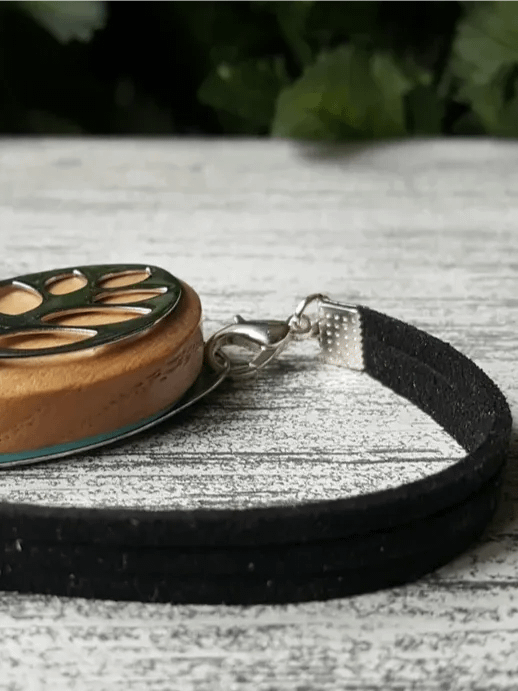 Black Faux Suede Bracelet | Handmade Accessory for Bellabeat Leaf Urban & Ivy product image (1)