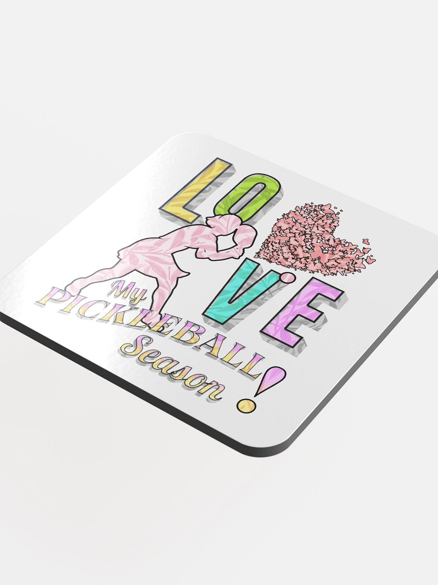Love My Pickleball Season Female Coaster product image (1)