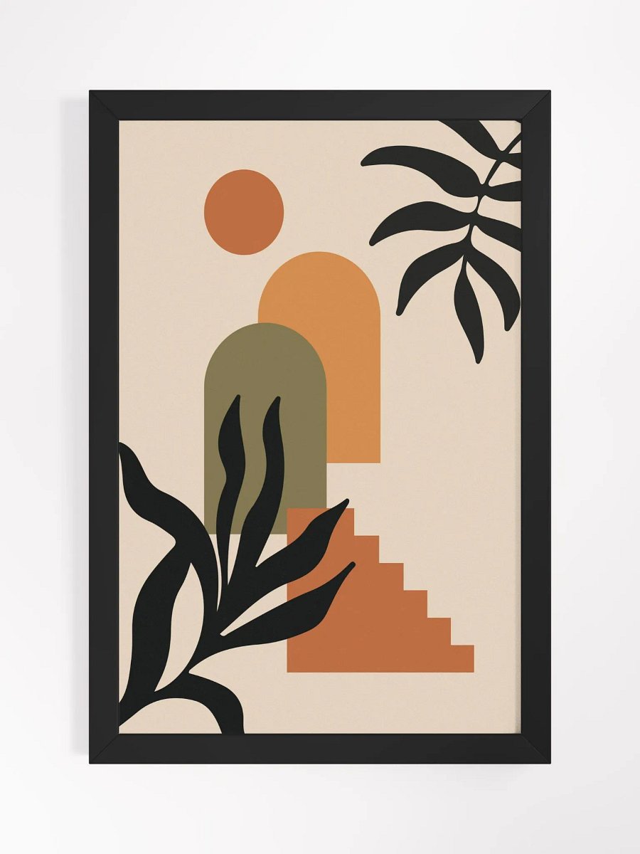 Organic Geometry Framed Matte Poster product image (1)