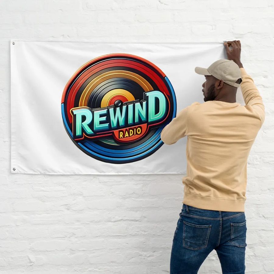 Retro Rewind Radio Flag product image (2)