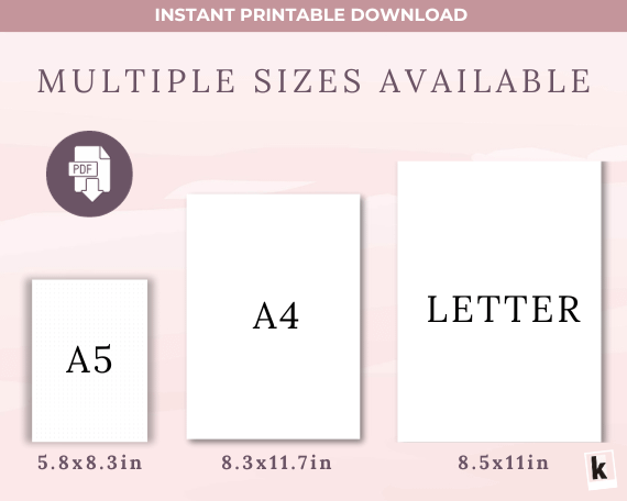 Monthly Finance Printable to Simplify Your Budget, PDF Instant Download Expense Tracker for Monthly Budget Planner, A4 A5 Letter product image (4)