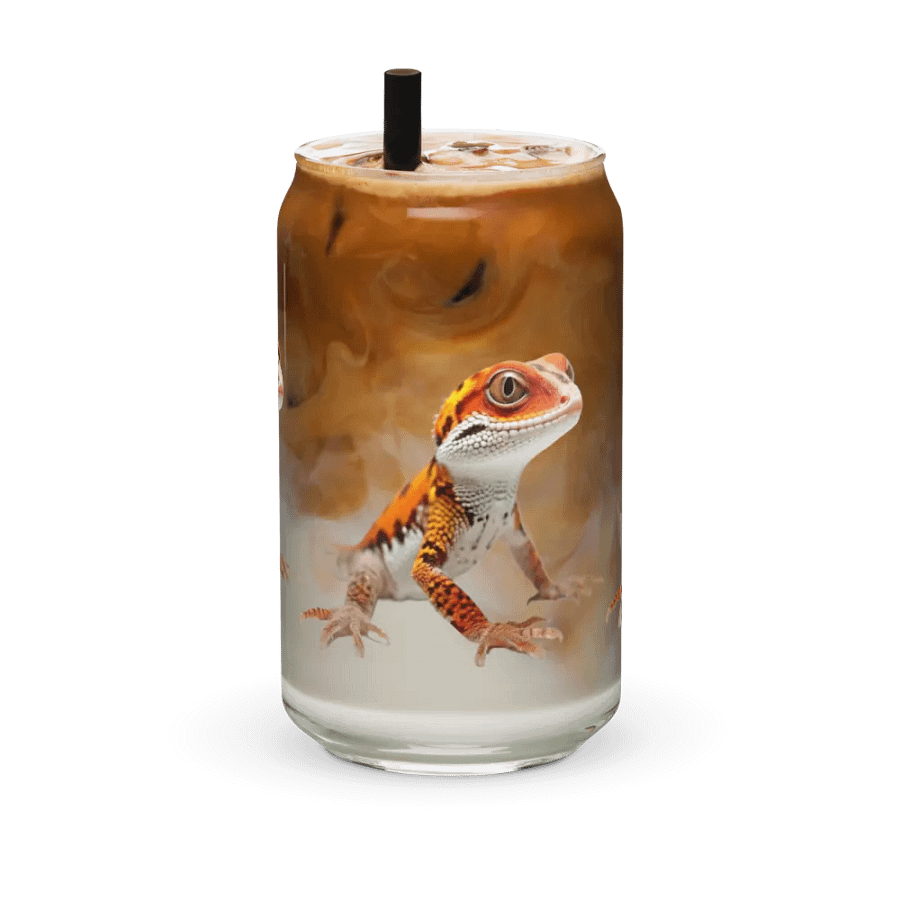 Lizard Pattern Can-Shaped Glass Set product image (36)