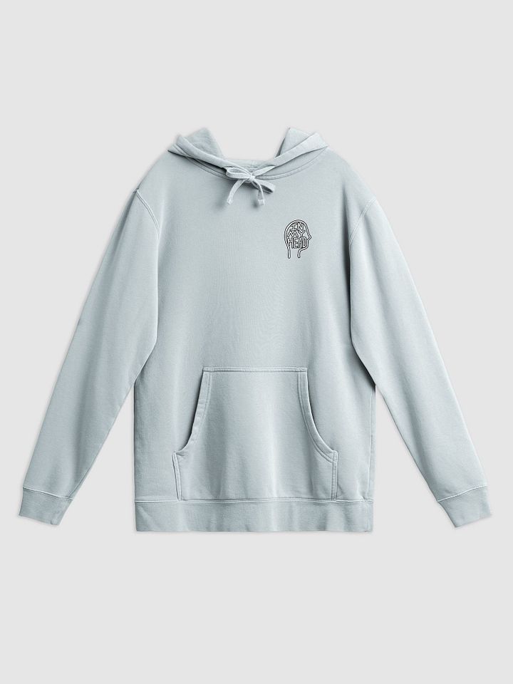 In My Head (sm. lined design) printed pigment hoodie product image (23)