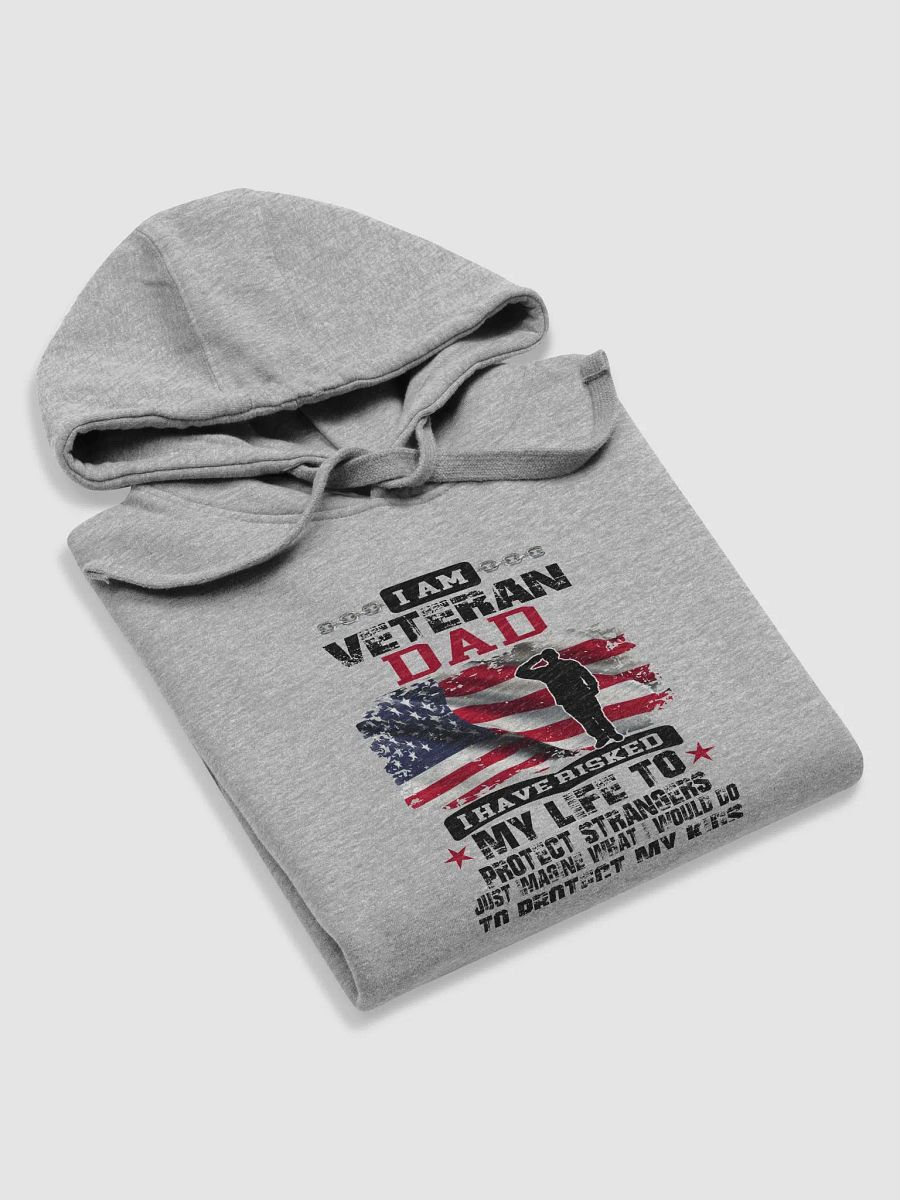 Patriotic Veteran Dad Premium Hoodie product image (30)