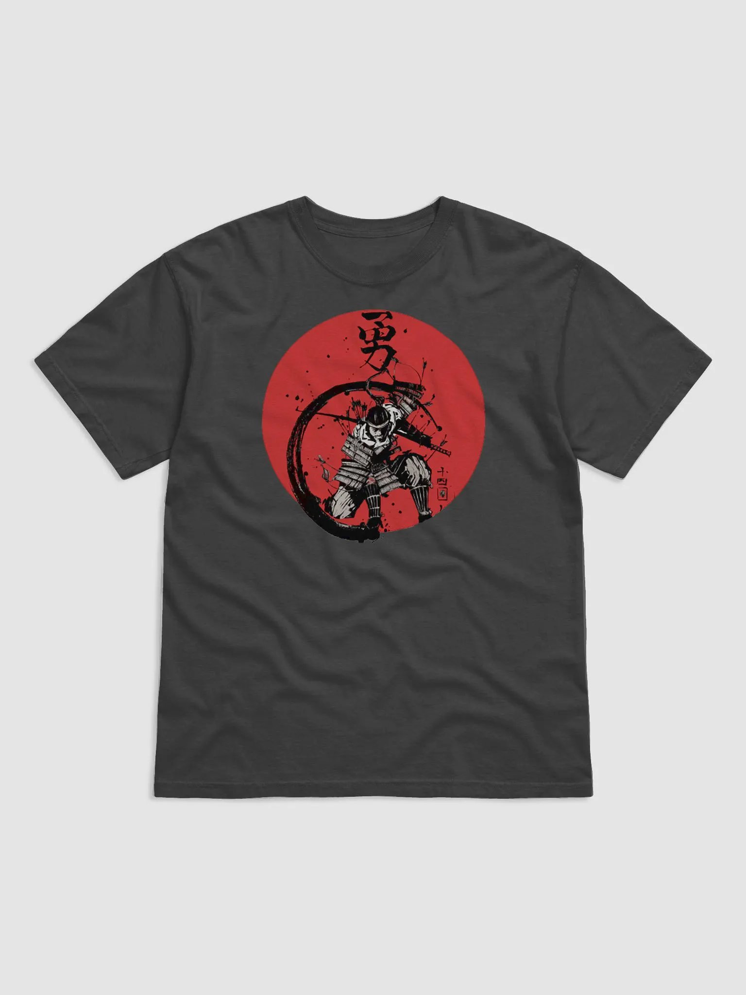 Samurai Warrior Red Circle T-Shirt product image (1)