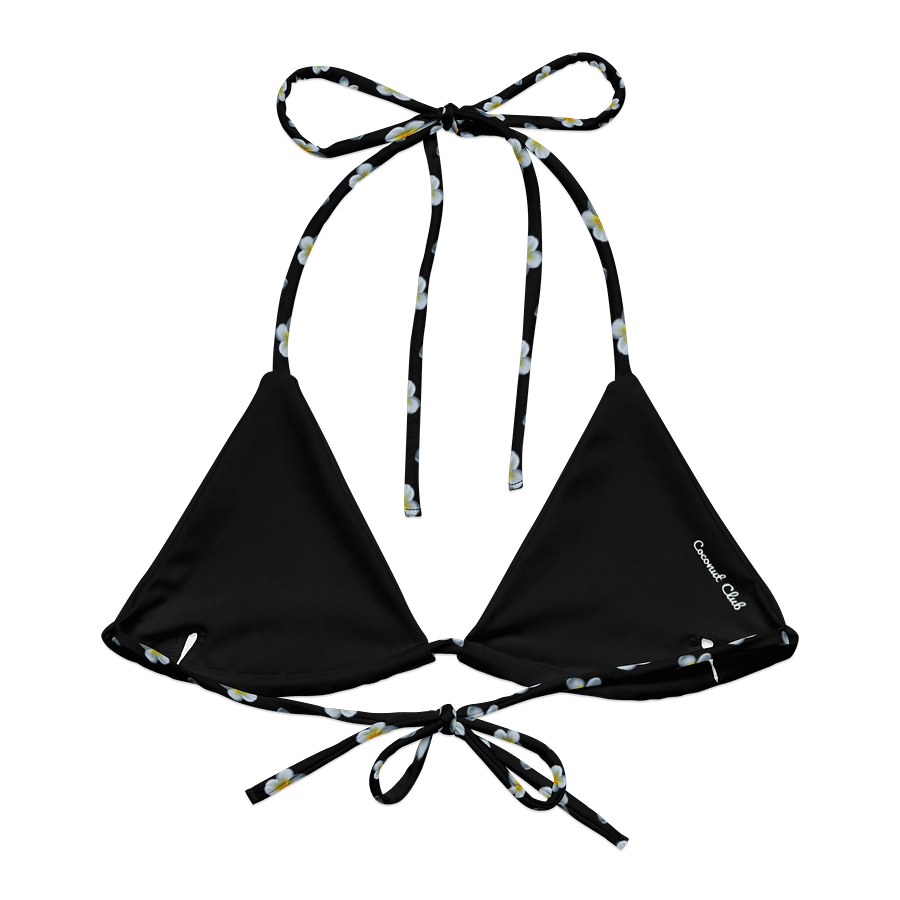 Bikini Top - Temple Flower (black) product image (1)