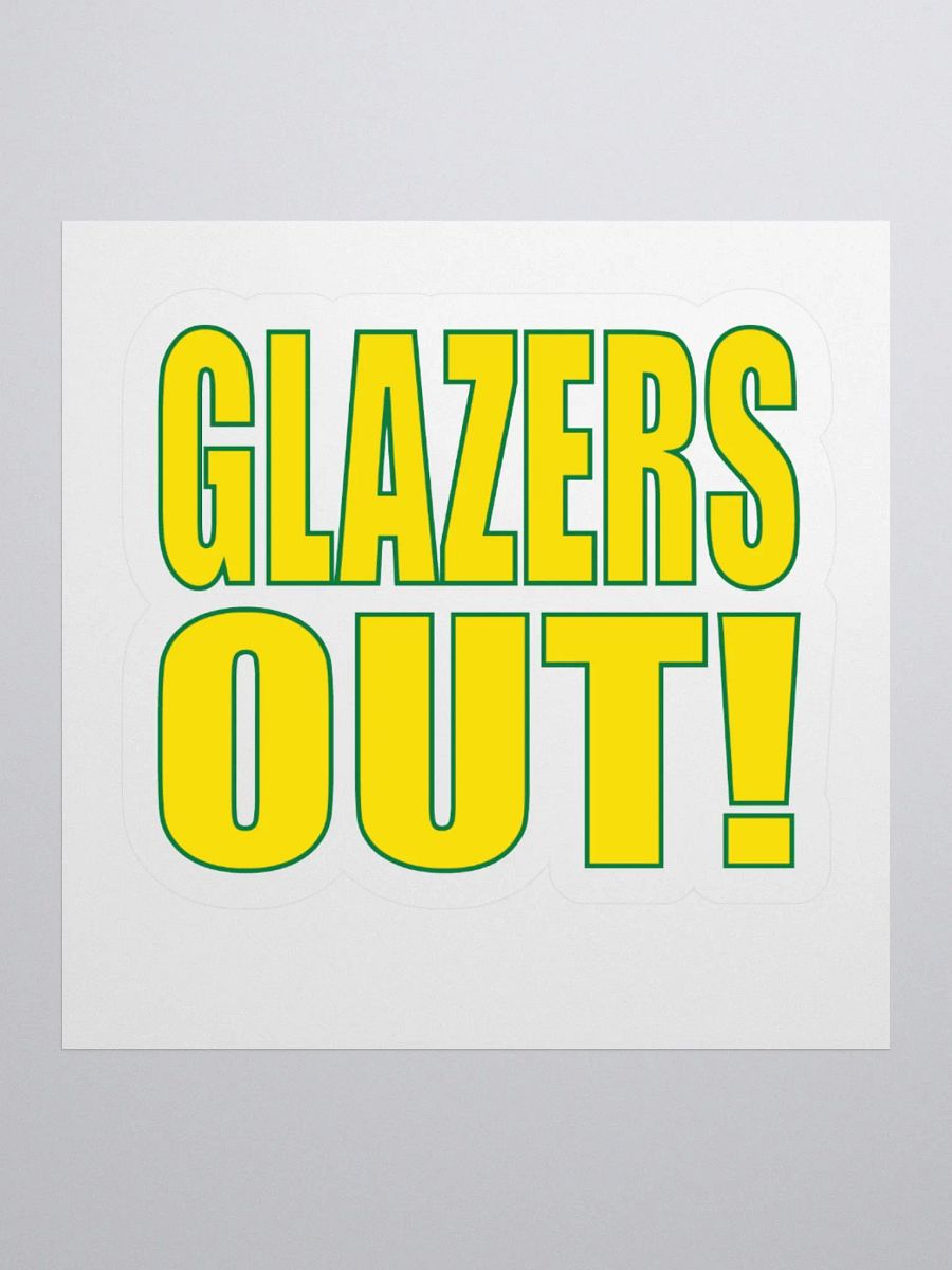 Glazers Out! - Manchester United - Kiss Cut Stickers product image (1)