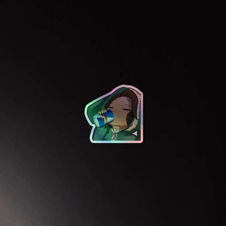 Bunny Zarina Red bull Sticker (Holographic) product image (4)