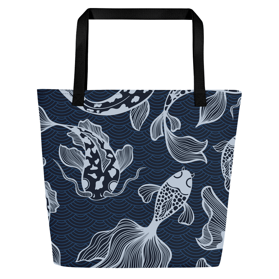 Koi Wave All-Over Tote Bag product image (1)