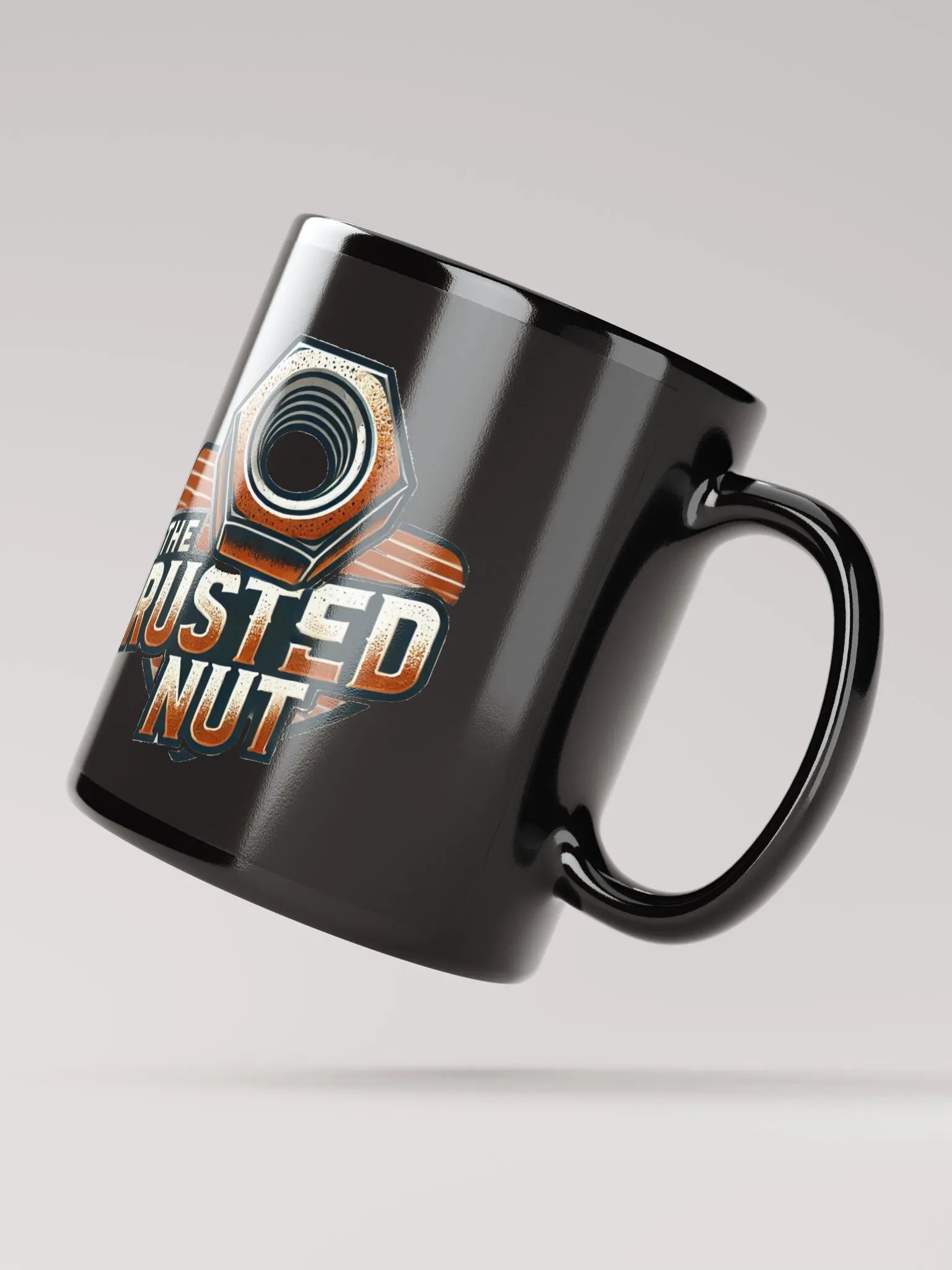 The Rusted Nut Black Mug product image (2)