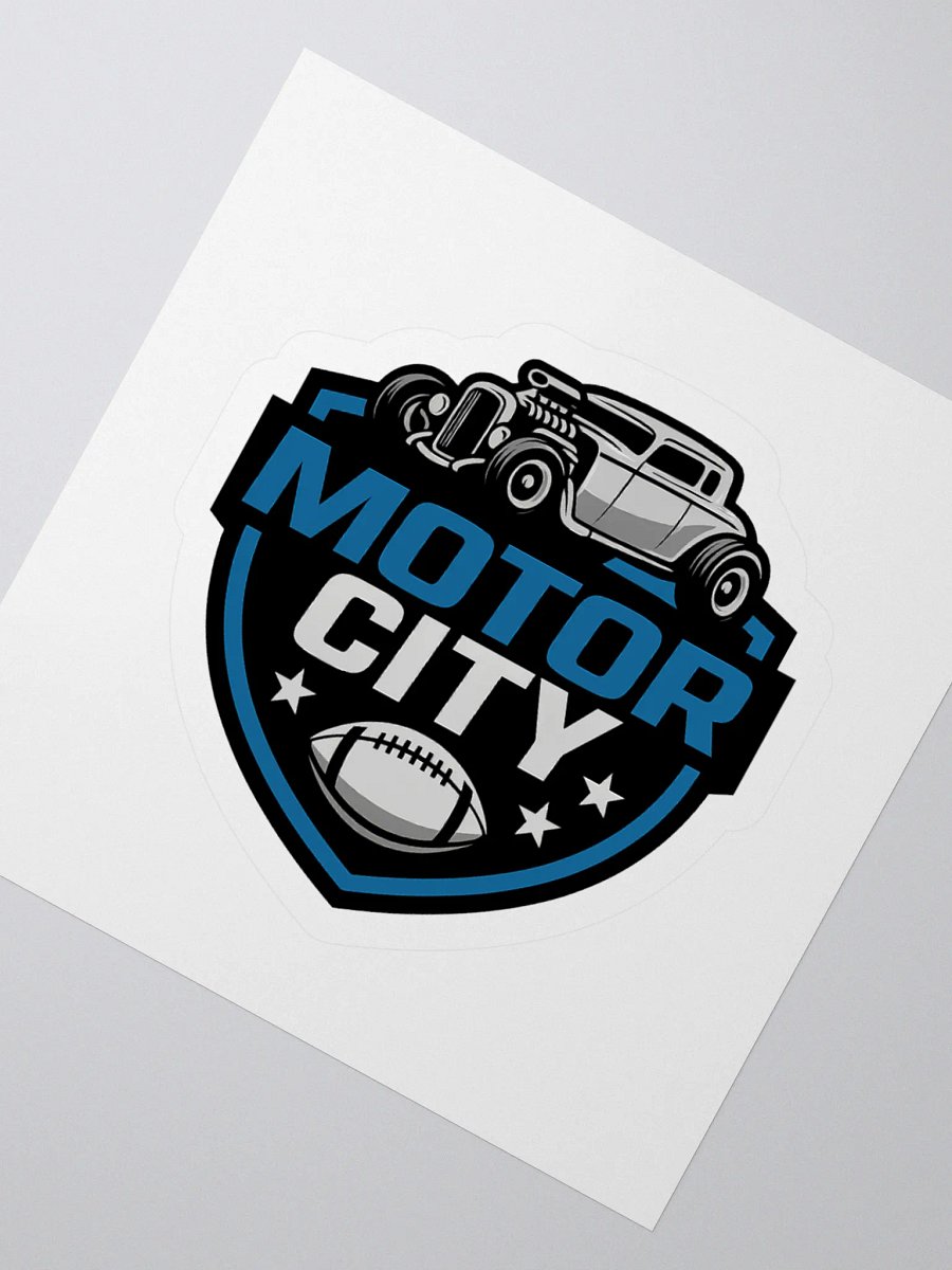 MOTOR CITY FOOTBALL STICKER product image (2)