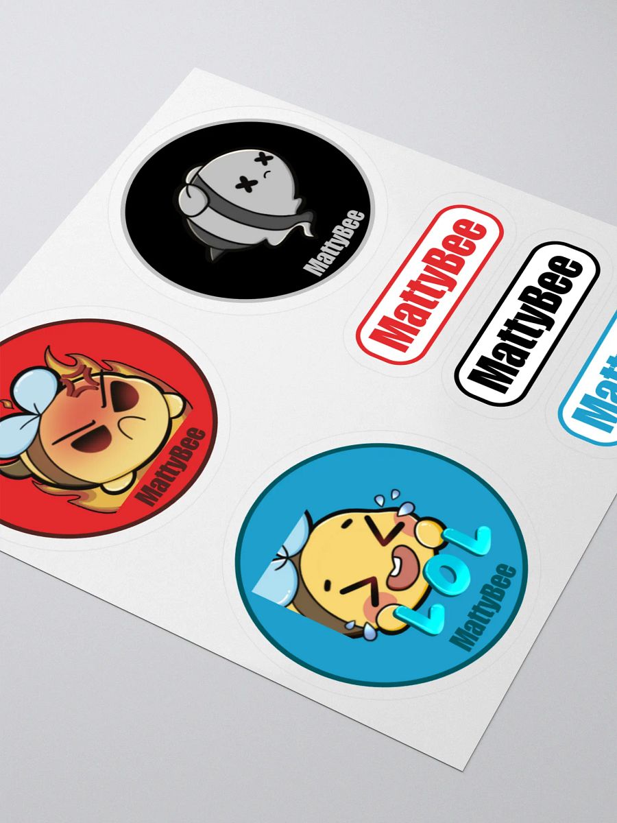 Emote Sticker Sheet #2 product image (3)