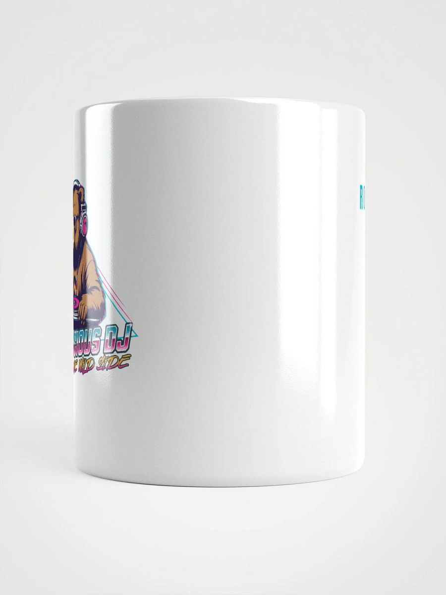 Fur-ocious DJ White Glossy Mug product image (6)