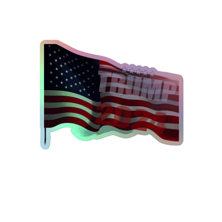 Trump 2024 Holographic Sticker Sheet product image (2)