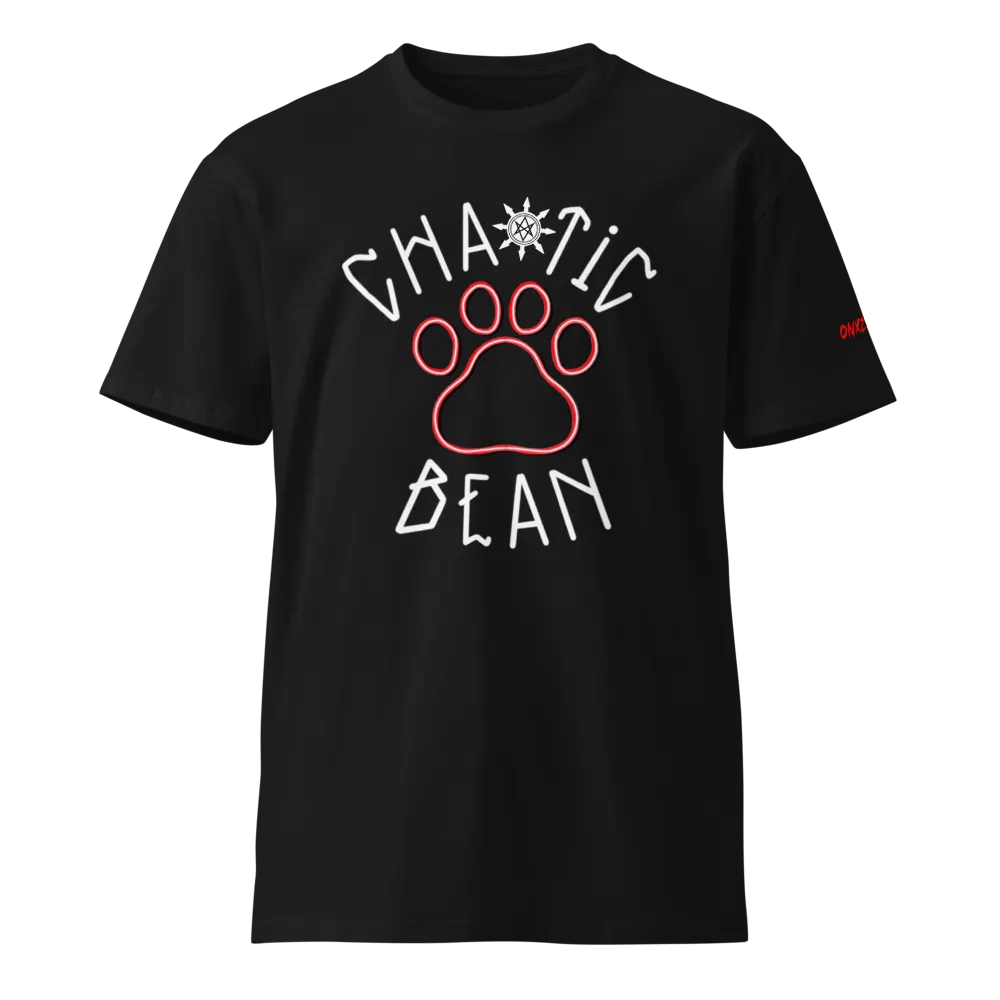Chaotic Bean Collection - Shirt (White Text) product image (1)