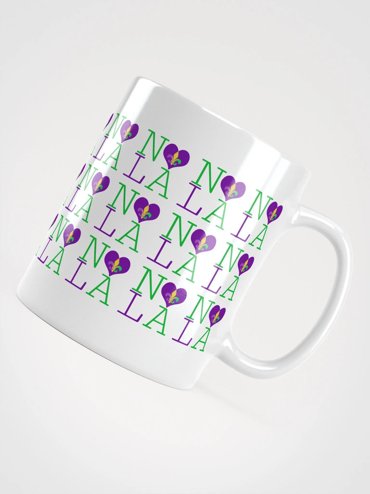 I LOVE NOLA **LEGACY MUG** (MARDI GRAS INFINITY WALL) product image (11)