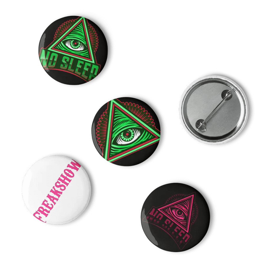 NOSLEEPRP Buttons/Pins (Freakshow Variant) product image (6)
