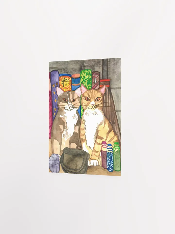 Two Cat Witches Art Print product image (12)