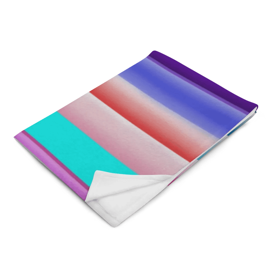 Cotton Candy Stripes Throw Blanket product image (14)