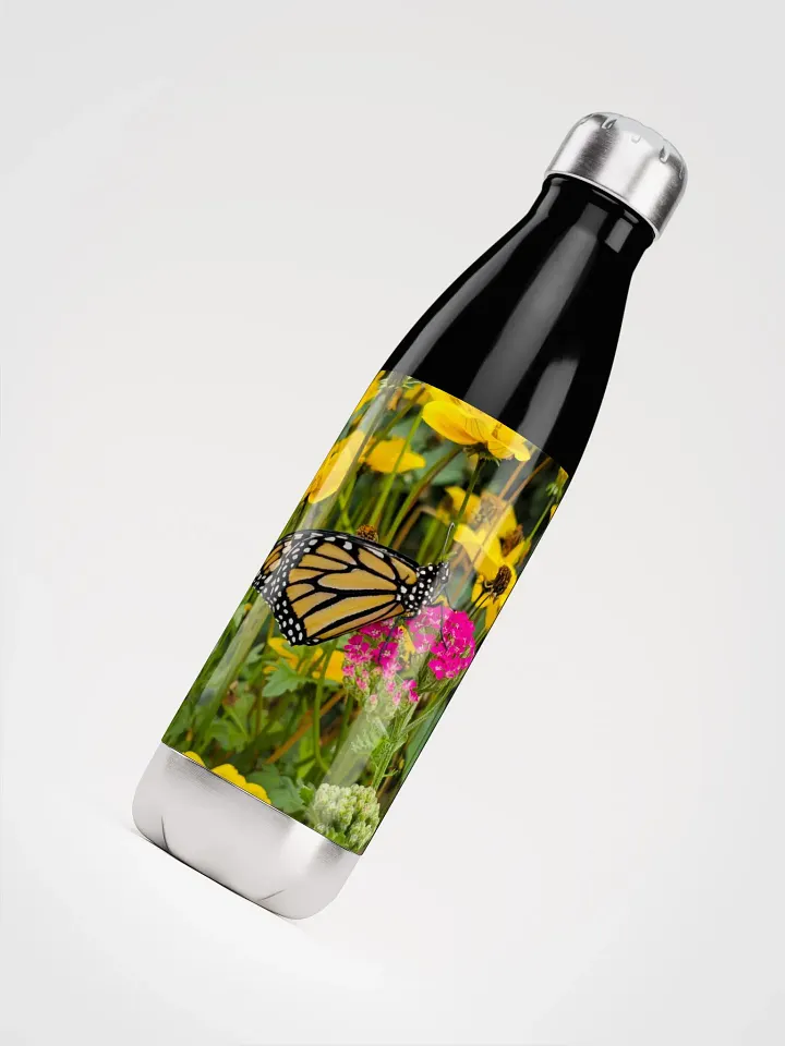 Tropical Monarch Butterfly Stainless Steel Water Bottle product image (1)