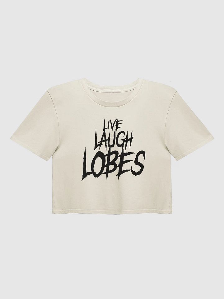 LIVE LAUGH LOBES 🐰 crop top product image (1)