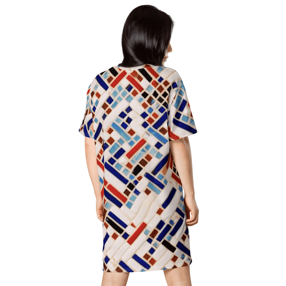 Linear Luxe T Shirt Dress product image (4)