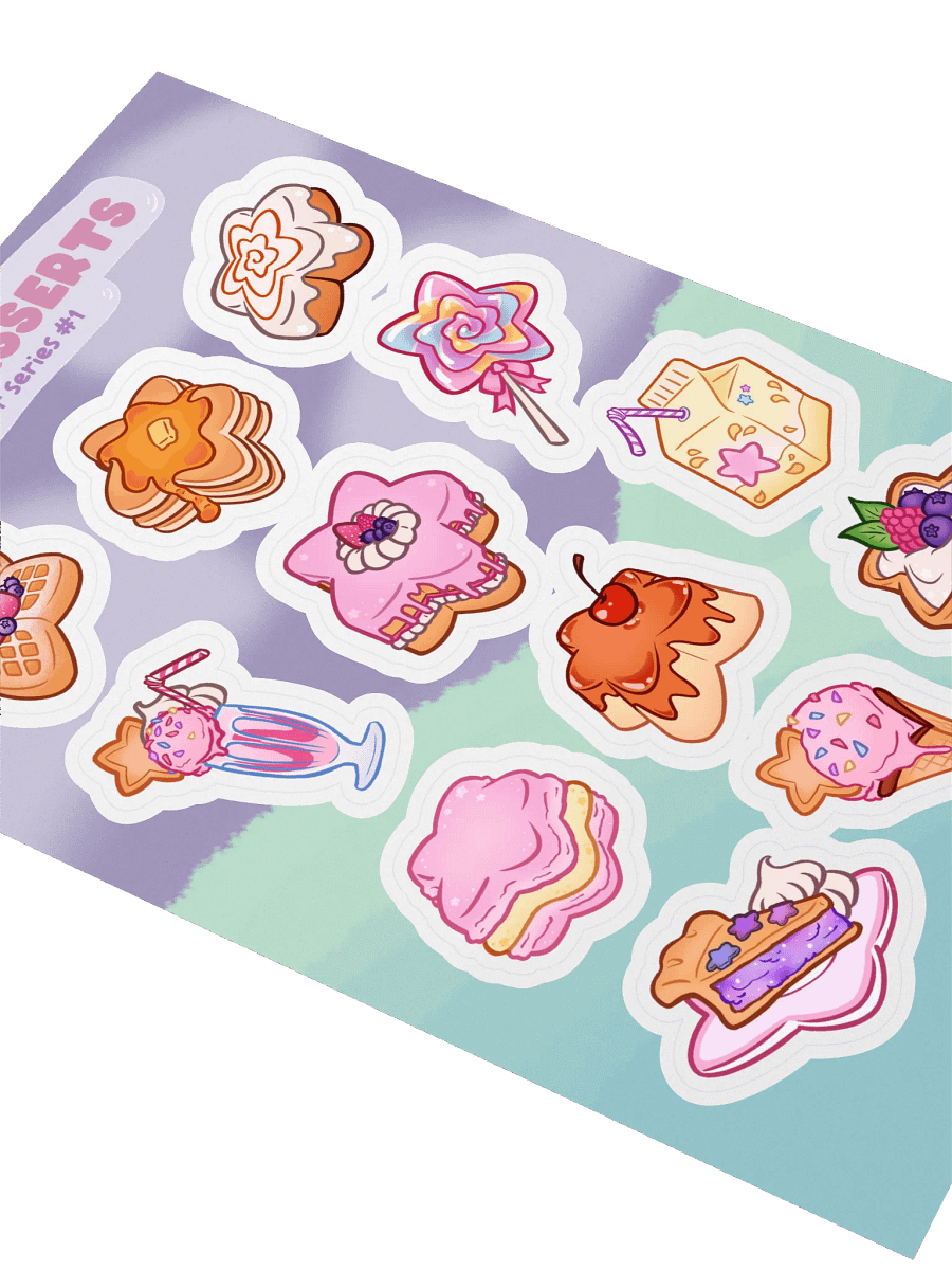 Star Desserts Sticker Sheet product image (3)