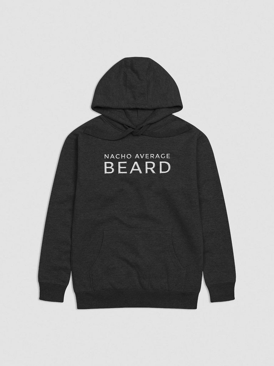 Men's Nacho Average Beard Hoodie (White Embroidery) product image (1)
