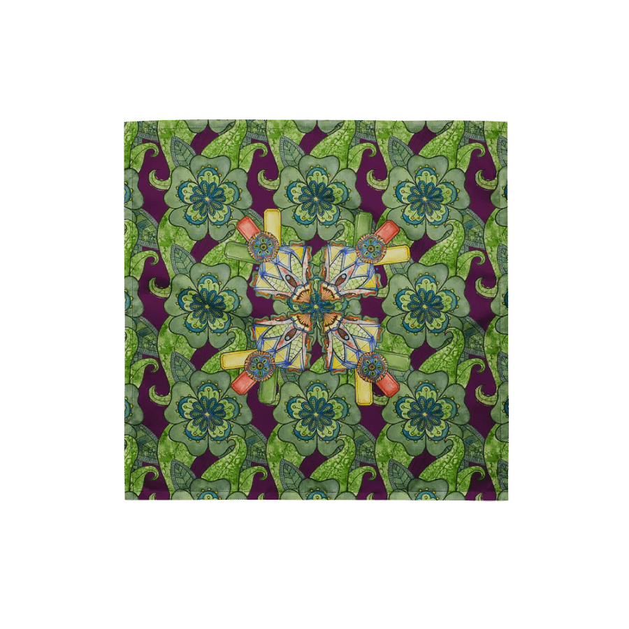 Crystal Garden All-Over Print Bandana product image (1)
