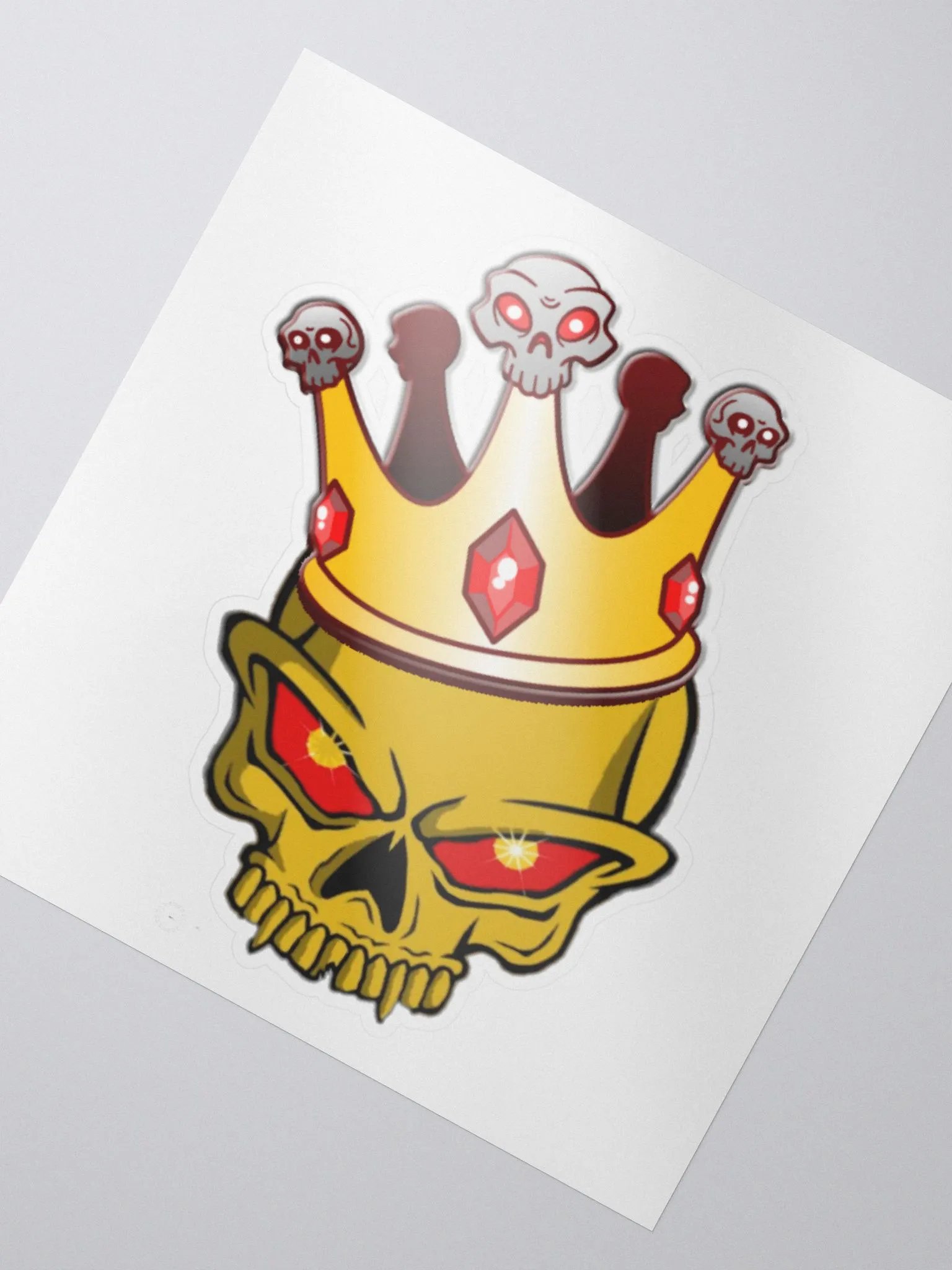Kiss Cut Skull Sticker product image (2)