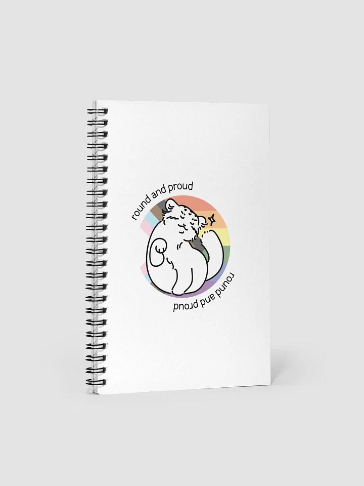 Round and Proud Manul Pride Pastels Version - Spiral Notebook product image (1)