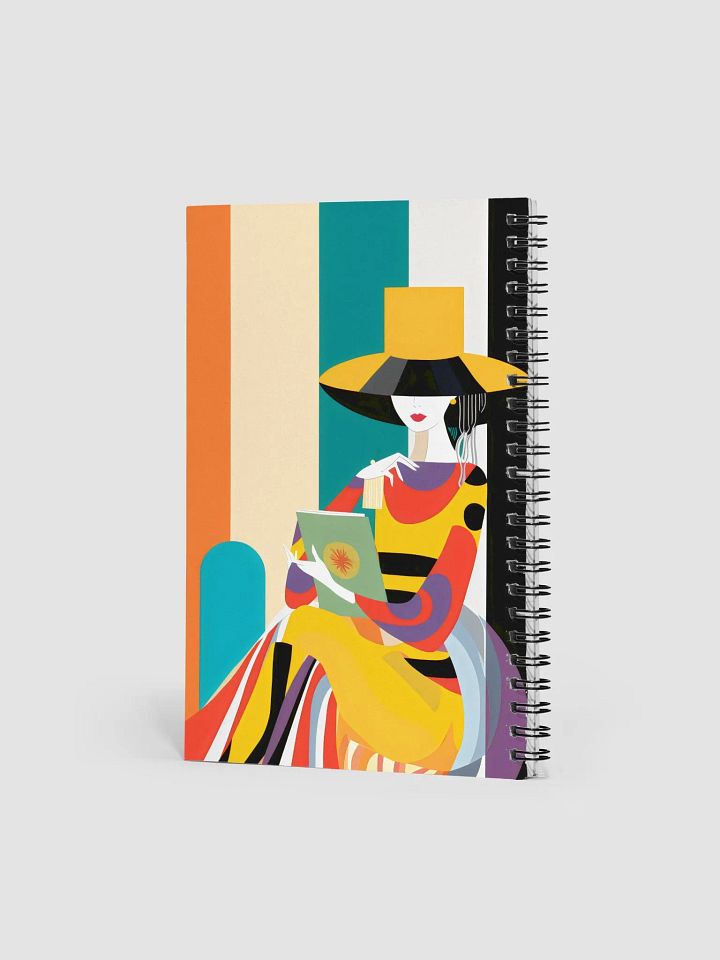 Fashionista Reading Spiral Notebook product image (2)