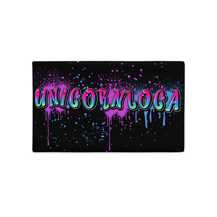 Iridescent Graffiti Unicorn Pillow Case product image (2)