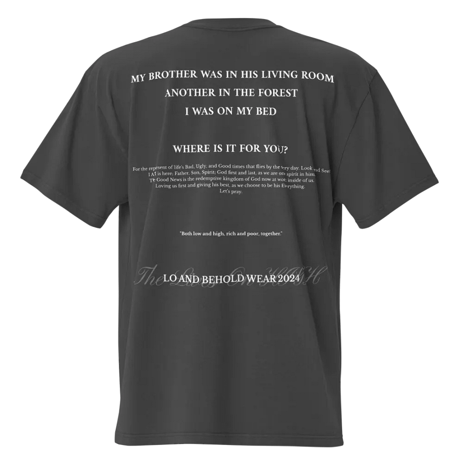 The Lives On HIGH | Saved | UNISEX OVERSIZED Tee product image (5)