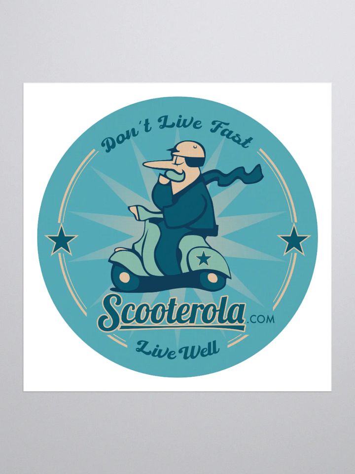 Mr Scooterola Kiss Cut Stickers product image (1)