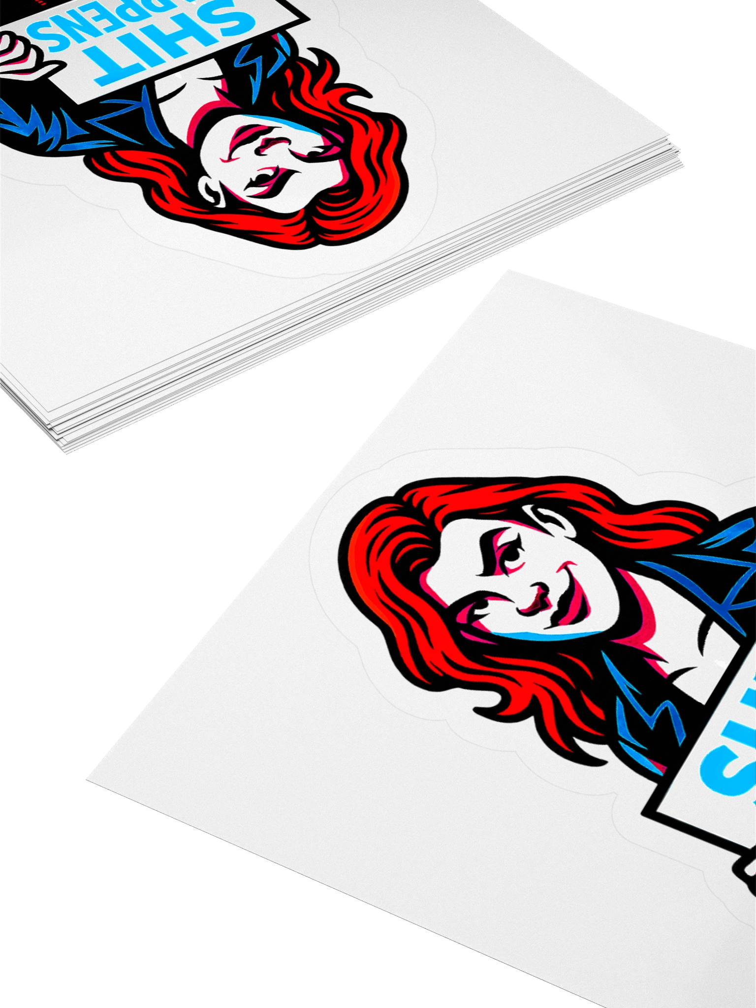 Veronica's Sh*t Happens Kiss Cut Stickers product image (10)