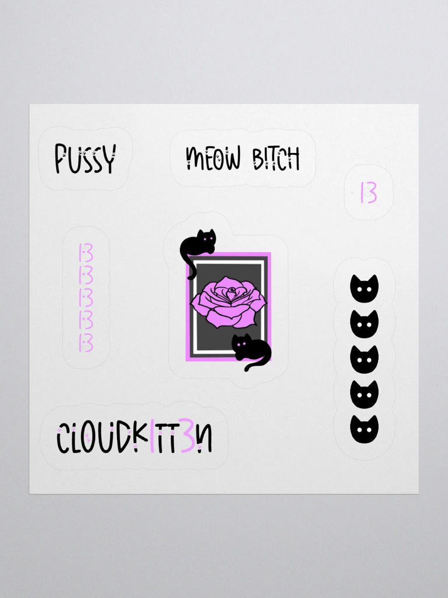 Kitten Sticker Sheet product image (1)