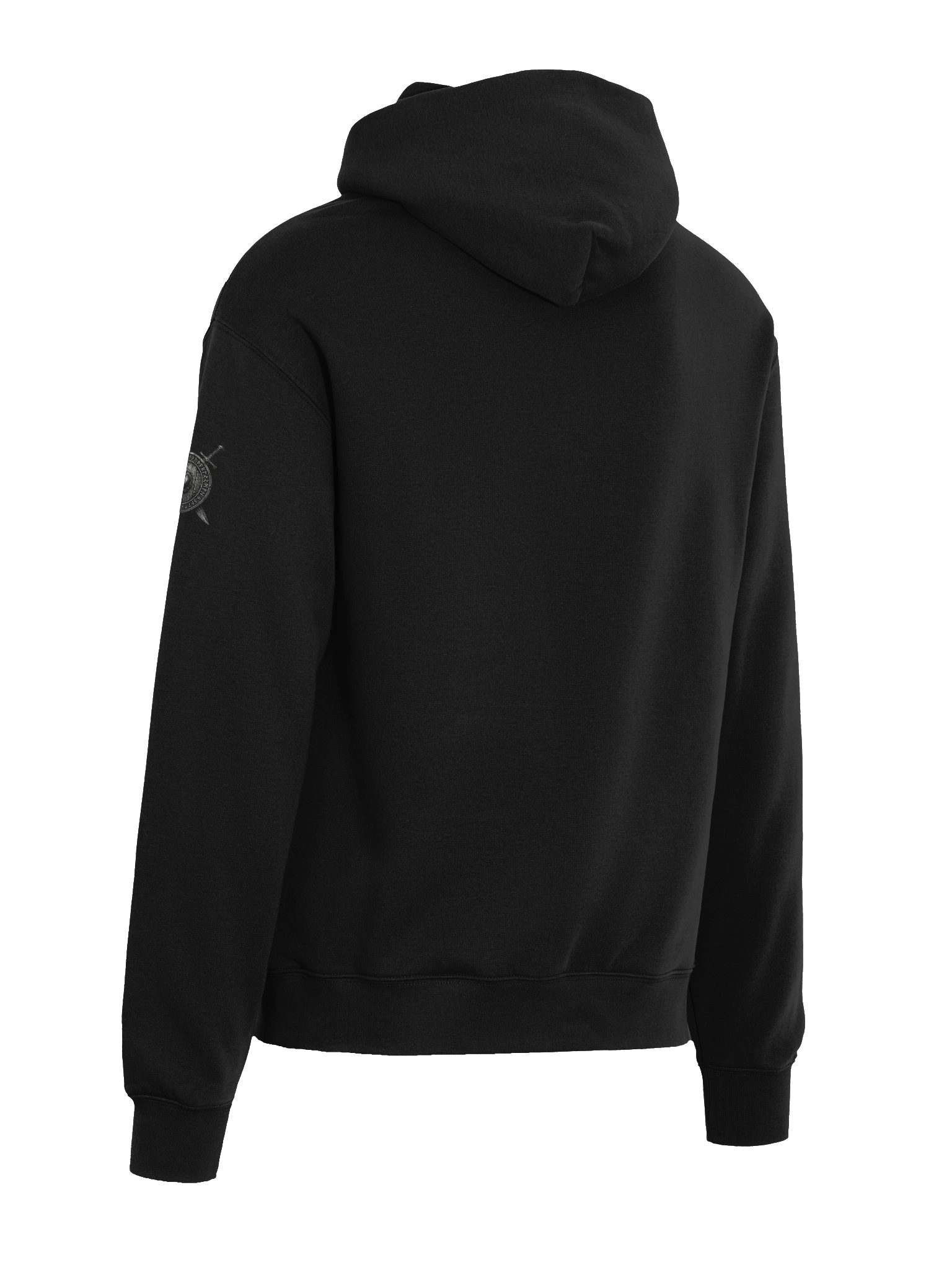 AS Colour Unisex Premium Oversized Hoodie - Norse Skull Front with Shield Sleeve Design product image (6)