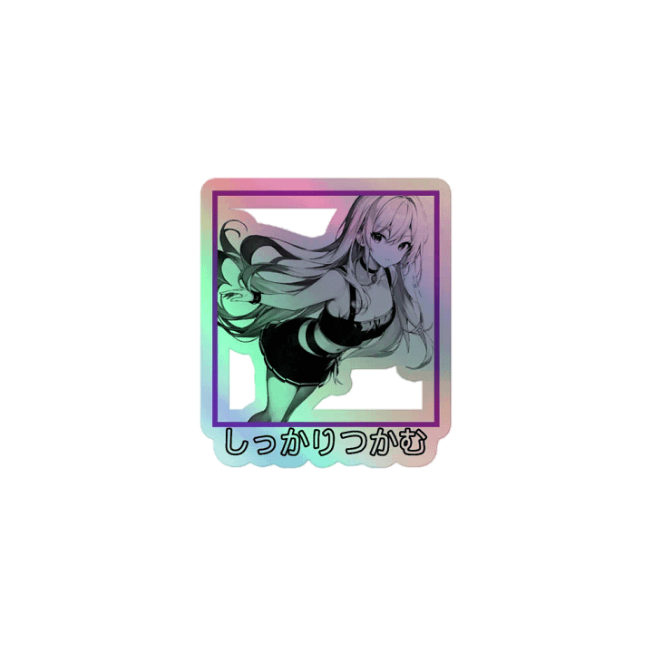 JAGER WAIFU HOLOGRAPHIC STICKER product image (1)