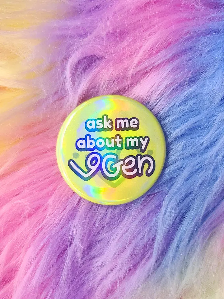 Ask Me About My VGen | Button product image (2)