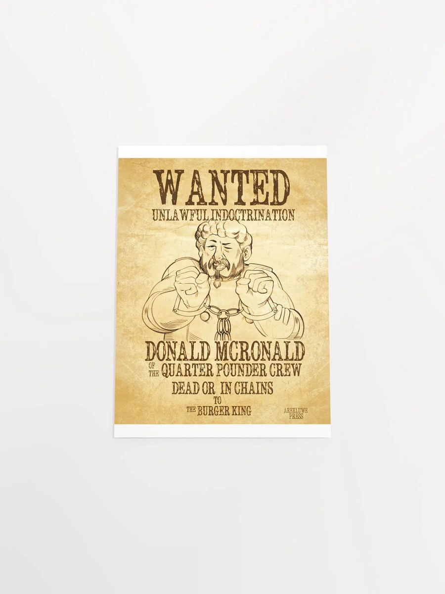 Donald Wanted Poster product image (32)