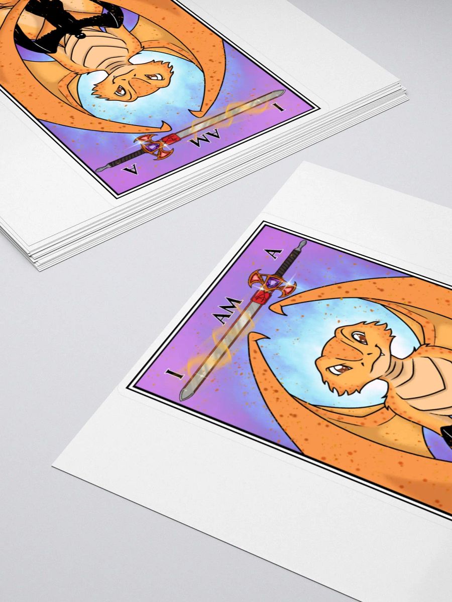 Day of the Dragon Tarot Card Sticker product image (11)