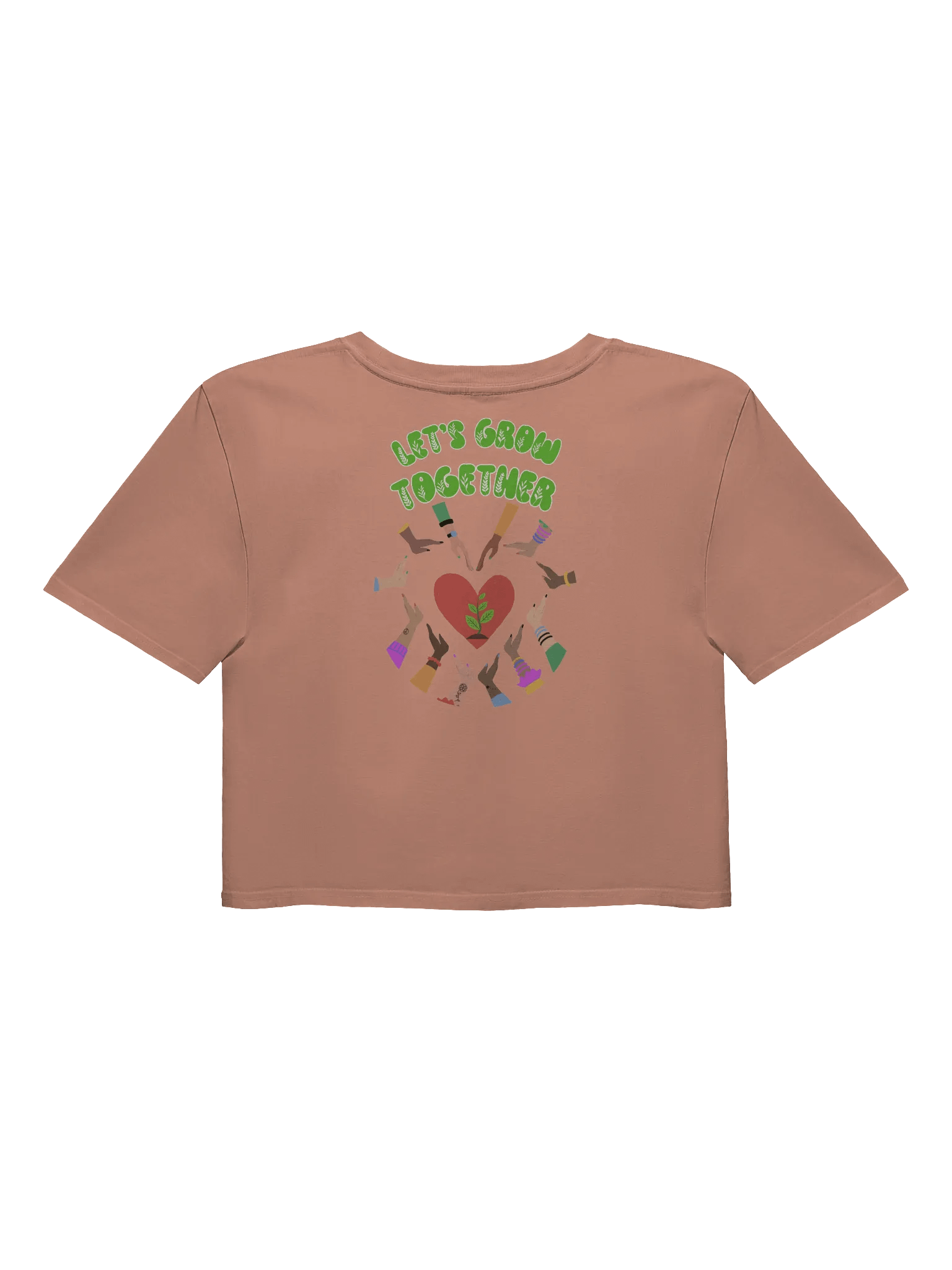Shmall Streamer Grow Together Women's Premium Crop Top product image (2)