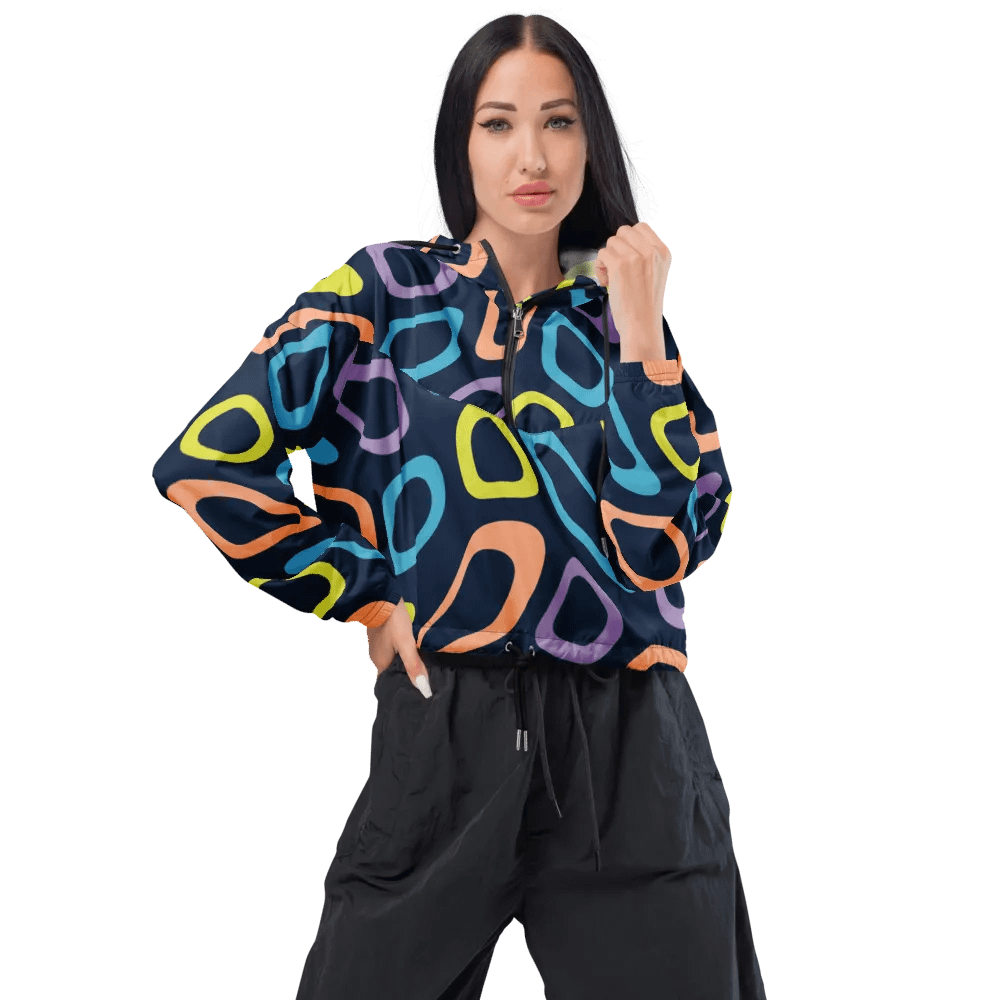 Vibrant Mosaic Visions Women's Windbreaker product image (1)