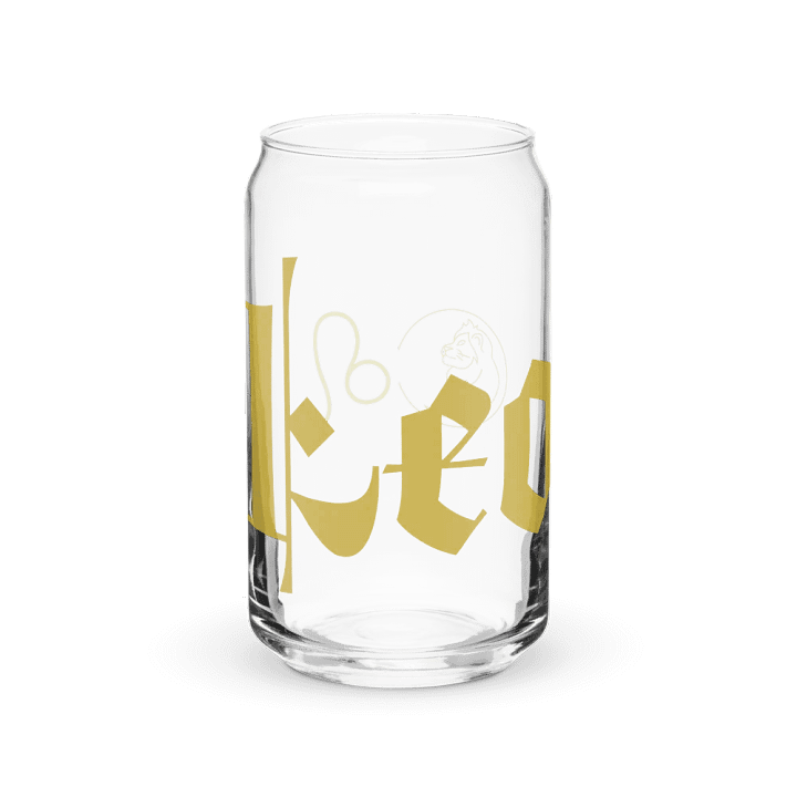Leo Zodiac Can-Shaped Glass product image (2)