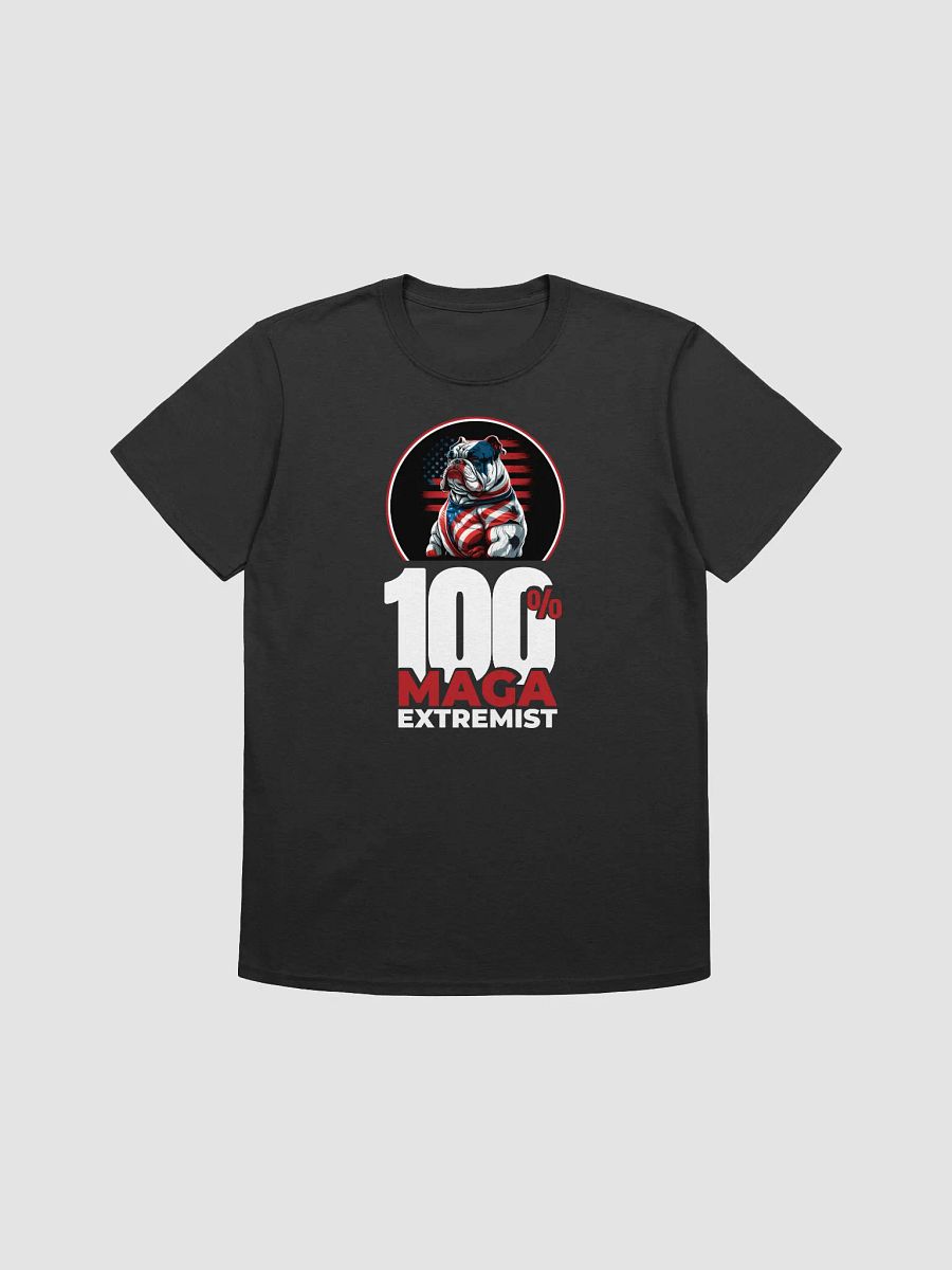 Patriotic Bulldog MAGA T-Shirt_Dark product image (2)