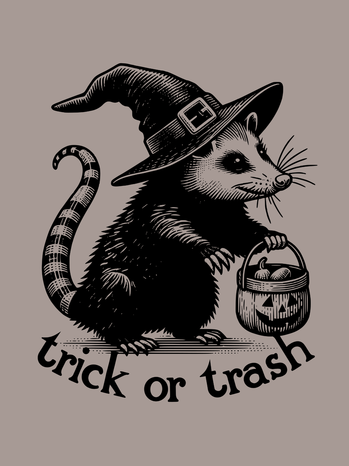Trick or Trash Possum Unisex T-Shirt product image (1)