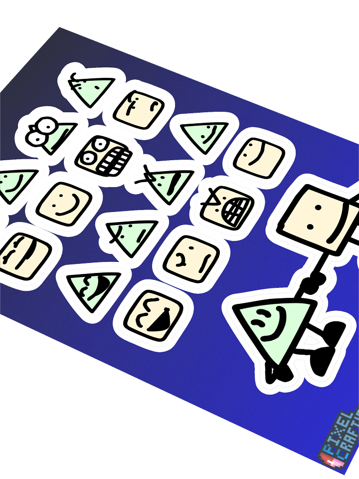 Jim & Jom Sticker Sheet product image (2)