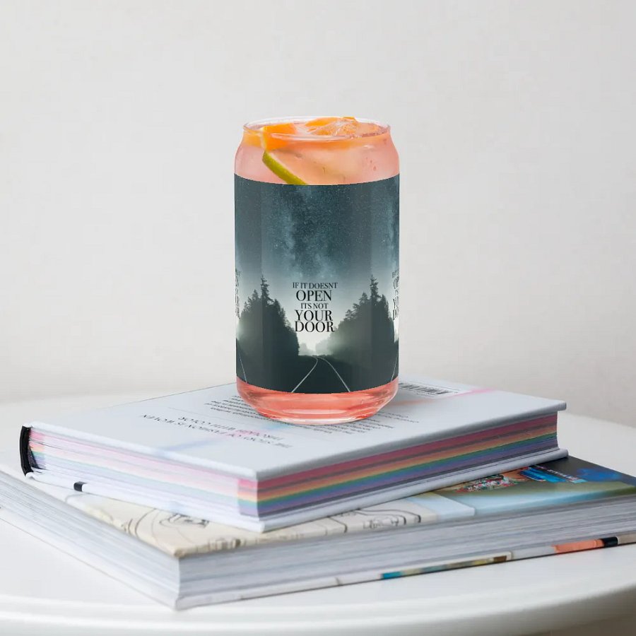 Starry Night Forest Path Can-Shaped Glass Set product image (34)
