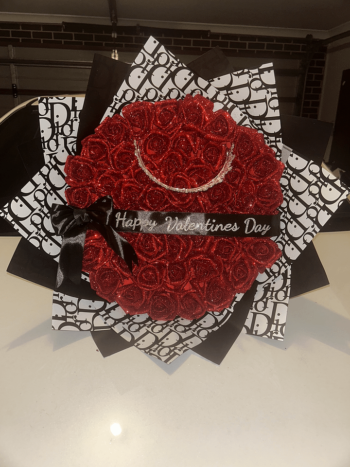 Red Glitter Bouquet product image (1)